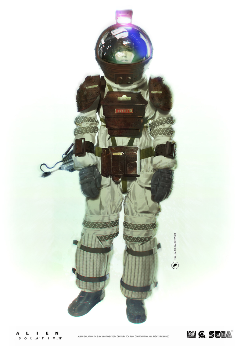 Illustration for article titled Alien: Isolation's Character Art Is Just The Best